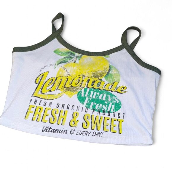 lemonade fresh & sweet crop top shirt - Picture 1 of 3